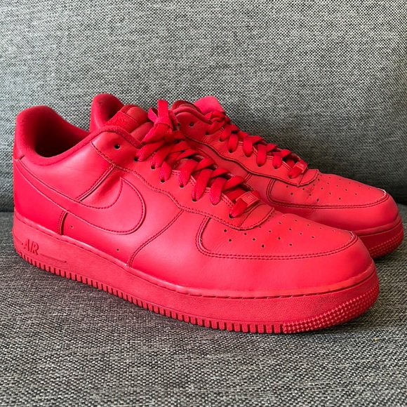 Nike Other - Nike Red Air Force 1’s size 13